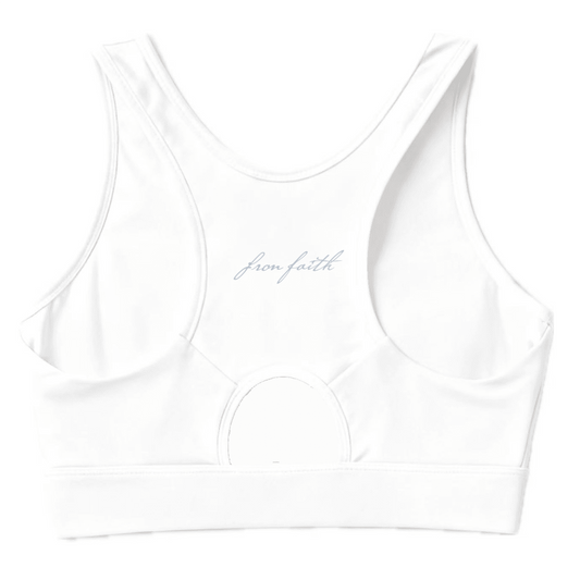 Elegant Zip-up Sports Bra