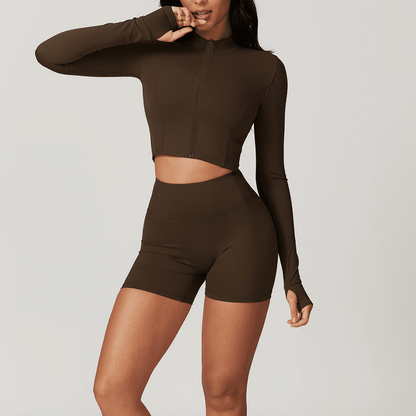 Elegant High-Waisted Shorts