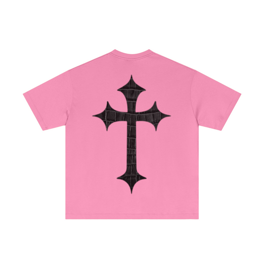 180GSM Women's Low-Shrink Skin-Friendly Lightweight T-shirt Pink